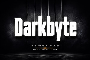 Darkbyte, a Slab Serif Font by Wow Magic