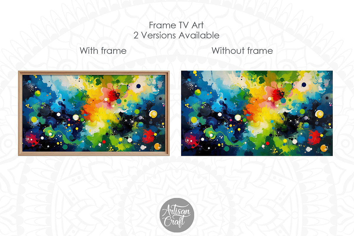 Abstract art painting for Frame TV, a Background Graphic by Artisan Craft (Photo 4 of 5)