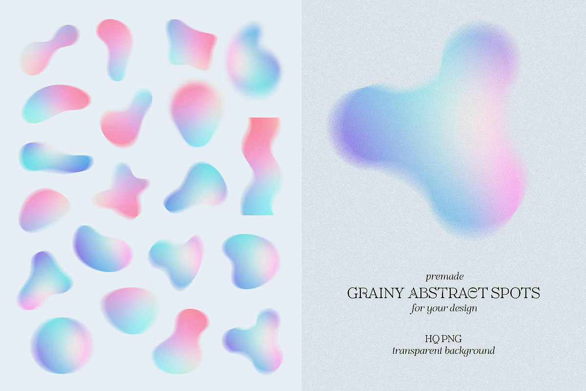 Grainy spots & gradients, a Texture Graphic by Deveze Art & Co (Photo 8 of 11)