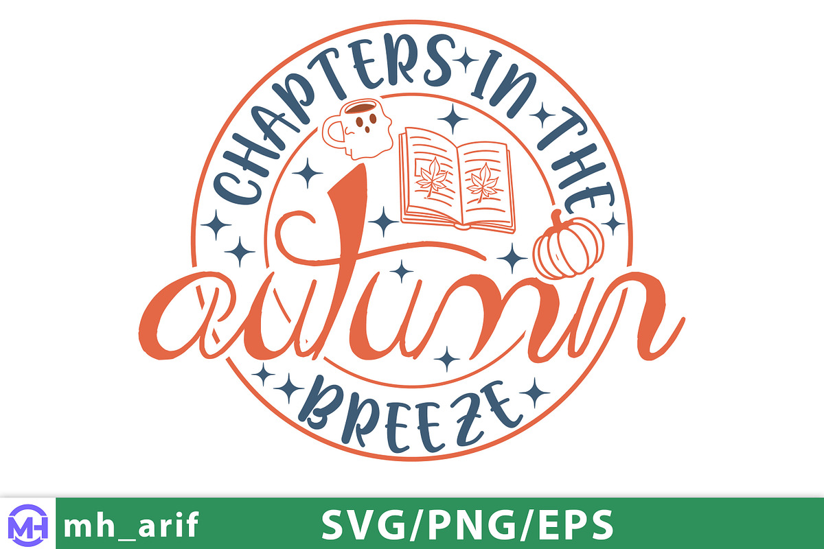 Chapters In The Autumn Breeze Cozy, a Graphic by mh_arif (Photo 1 of 3)