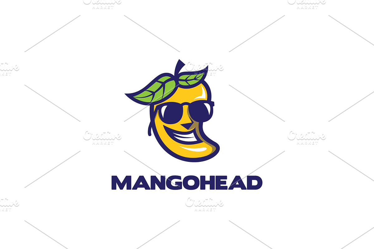 Mango Head - Fruit Mascot Logo, a Branding & Logo Template by ashenterprise (Photo 1 of 2)