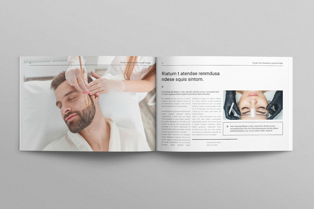 Digital Beauty Spa Magazine Design, a Magazine Template by TemplatesForest (Photo 8 of 10)