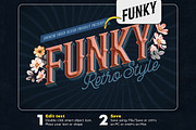 Retro Lettering Text Effect, a Layer Style Add-On by Andrew Skoch Design (Thumbnail 2 of 10)
