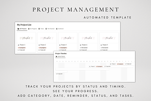 Project Tracker Template For Notion