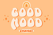 Fancy Arts - Groovy Retro Font, a Font by Arendxstudio (Thumbnail 2 of 9)