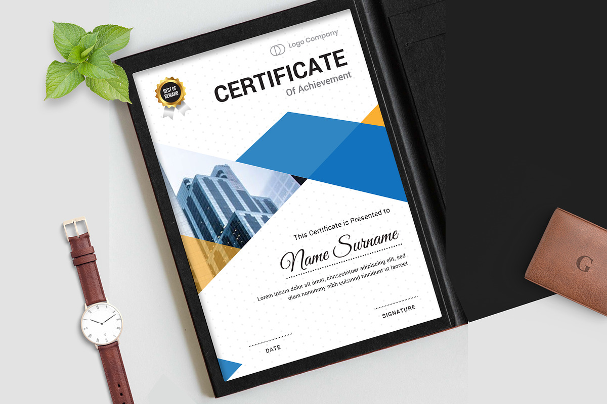 Certificate Template, a Stationery Template by Panen Creative (Photo 2 of 3)