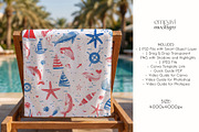 Beach Towel Mockup, a Merchandise Mockup by EmpaviMockups (Thumbnail 5 of 6)