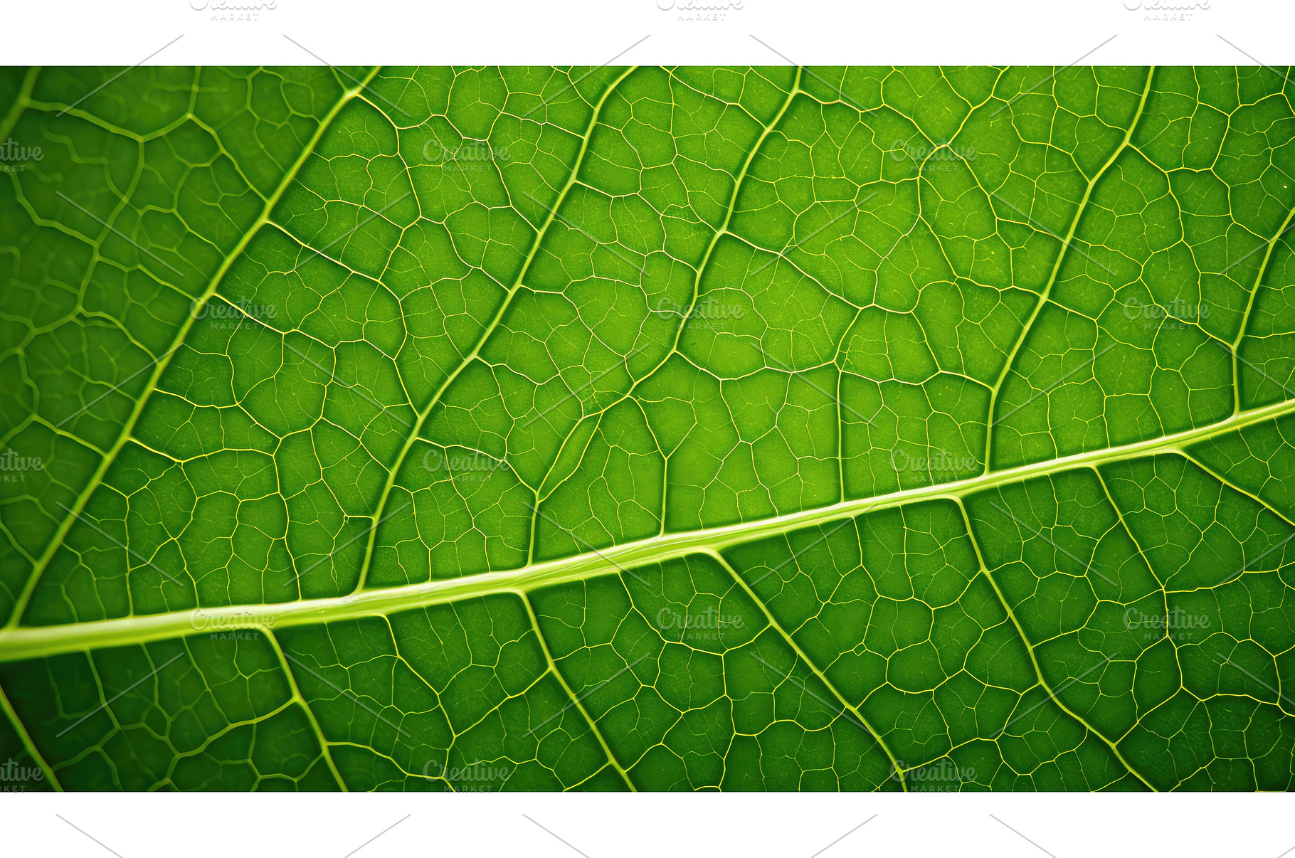 close green leaf pattern ai, a Nature Photo by pikepicture