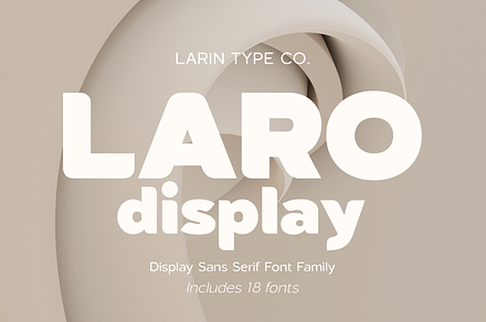 Laro Display Font Family