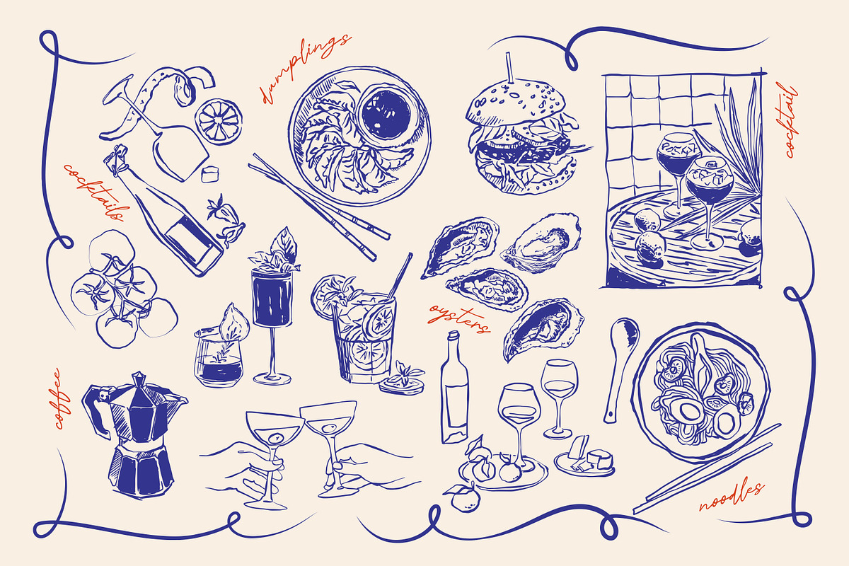 Food Illustrations, a Food Illustration by DesignThatMatters (Photo 9 of 12)