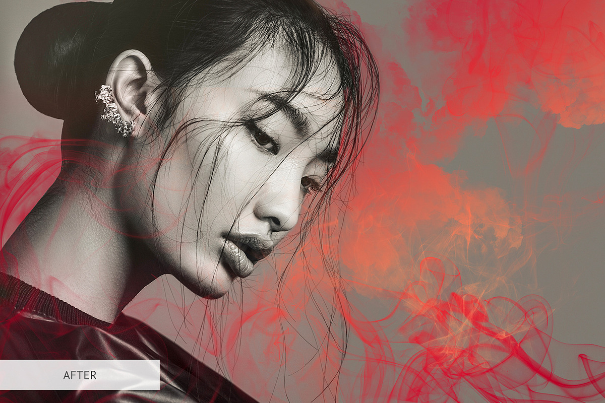 Red Smoke Photoshop Overlays, a Plug-in Add-On by FixThePhoto (Photo 12 of 34)