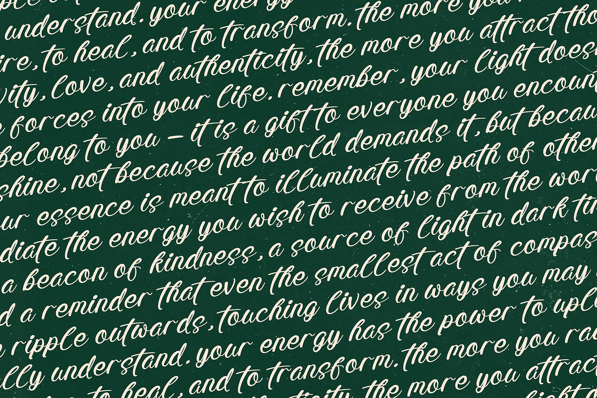 Radiate Yethina Modern Script Font, a Script Font by stylishtype.co (Photo 17 of 20)