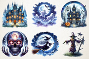Halloween Spooky Night Collection Cl, an Illustration by RobertsArt (Thumbnail 7 of 7)