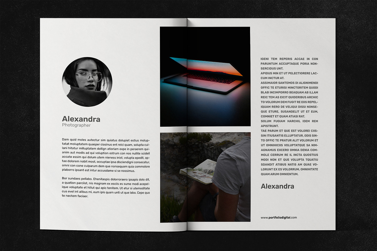 Portfolio Template, a Brochure Template by FlyeredTemplate (Photo 2 of 11)
