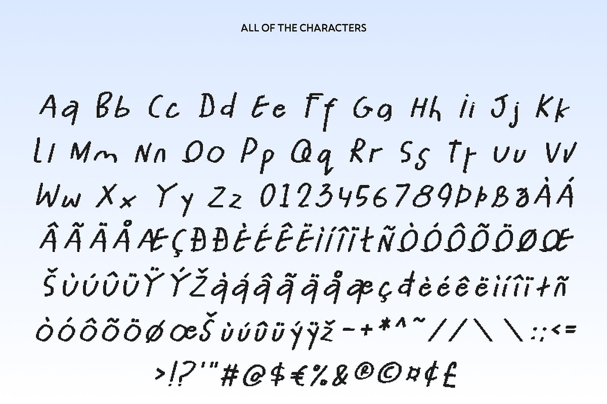 CS Raving Pixel, a Sans Serif Font by Craft Supply Co. (Photo 8 of 8)