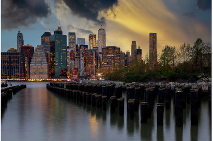 New York City with Manhattan, an Architecture Photo by Ungvar Studio