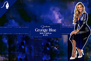 Grunge Royal Blue Seamless Patterns, a Texture Graphic by Creative Matrix82 (Thumbnail 1 of 5)