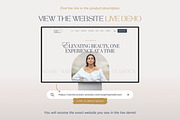 Wix Template Beauty Business Website, a Wix Template by vectorocean (Thumbnail 2 of 11)