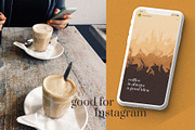 COFFEE ABSTRACT PATTERNS BUNDLE, a Texture Graphic by Creativemaker (Thumbnail 10 of 21)