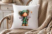 Whimsical Patriotic Fairy Clipart, an Illustration by OK Design (Thumbnail 4 of 6)