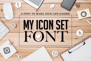 My Icon Set Font