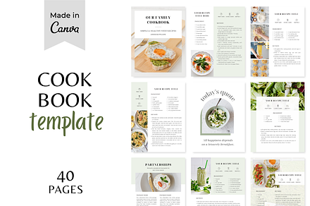 Cookbook Recipe Book Template, a Magazine Template by ShopRShop