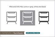 Minimal furniture icons, an Outline Icon by Picture Window (Thumbnail 2 of 5)