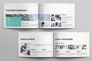 Company Newsletter Landscape, a Brochure Template by E-Type (Thumbnail 3 of 7)