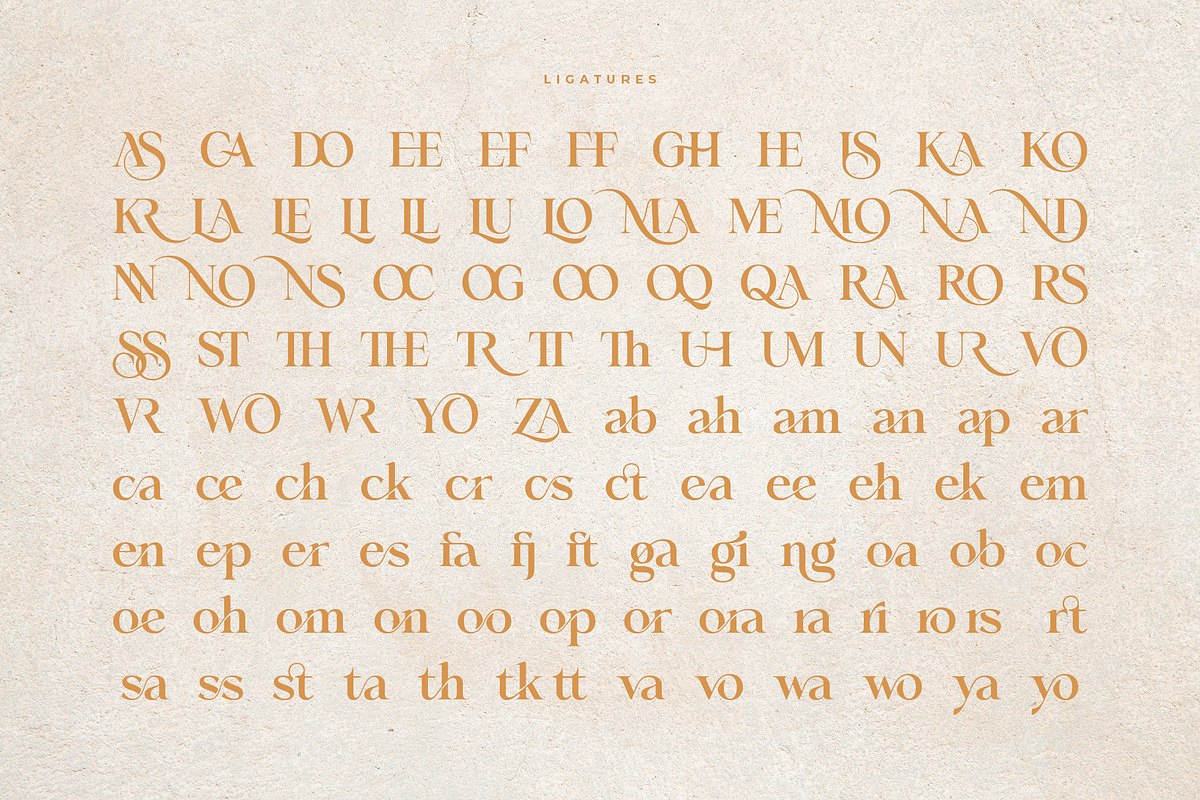 Merona Heavens Family | 9 Font Pack, a Serif Font by Krismagraph (Photo 12 of 15)