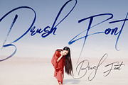 Angelic Brush & SVG Font, a Script Font by Cruzine (Thumbnail 4 of 10)