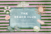 Hand Drawn Watercolor Summer Icons, an Object Graphic by Laras Wonderland (Thumbnail 1 of 20)
