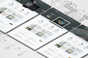 Isometric A4 Paper Mockup