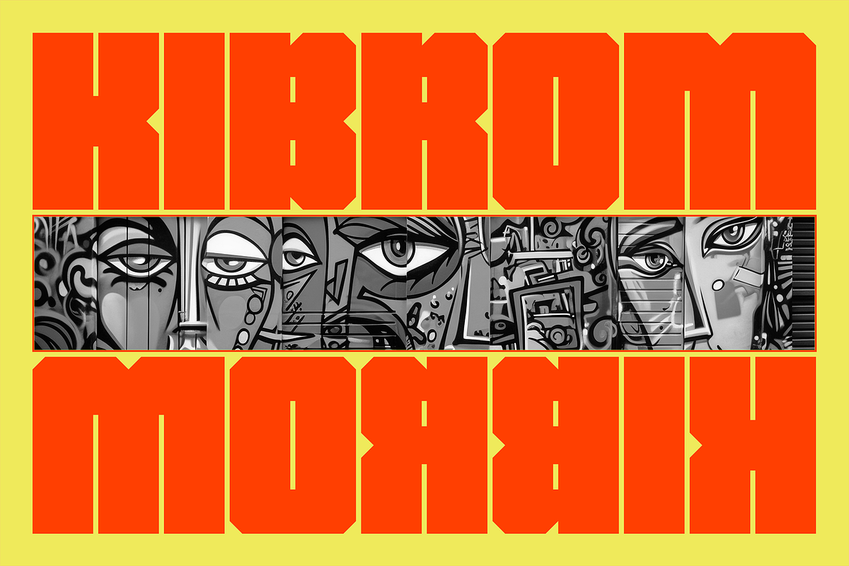 Kibrom - Urban Block Fonts, a Sans Serif Font by Konstantine Studio (Photo 1 of 4)