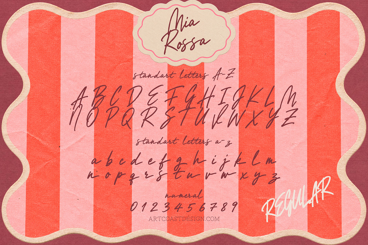 Mia Rossa - Handwritten Font Family, a Script Font by nadispasibenko (Photo 14 of 16)