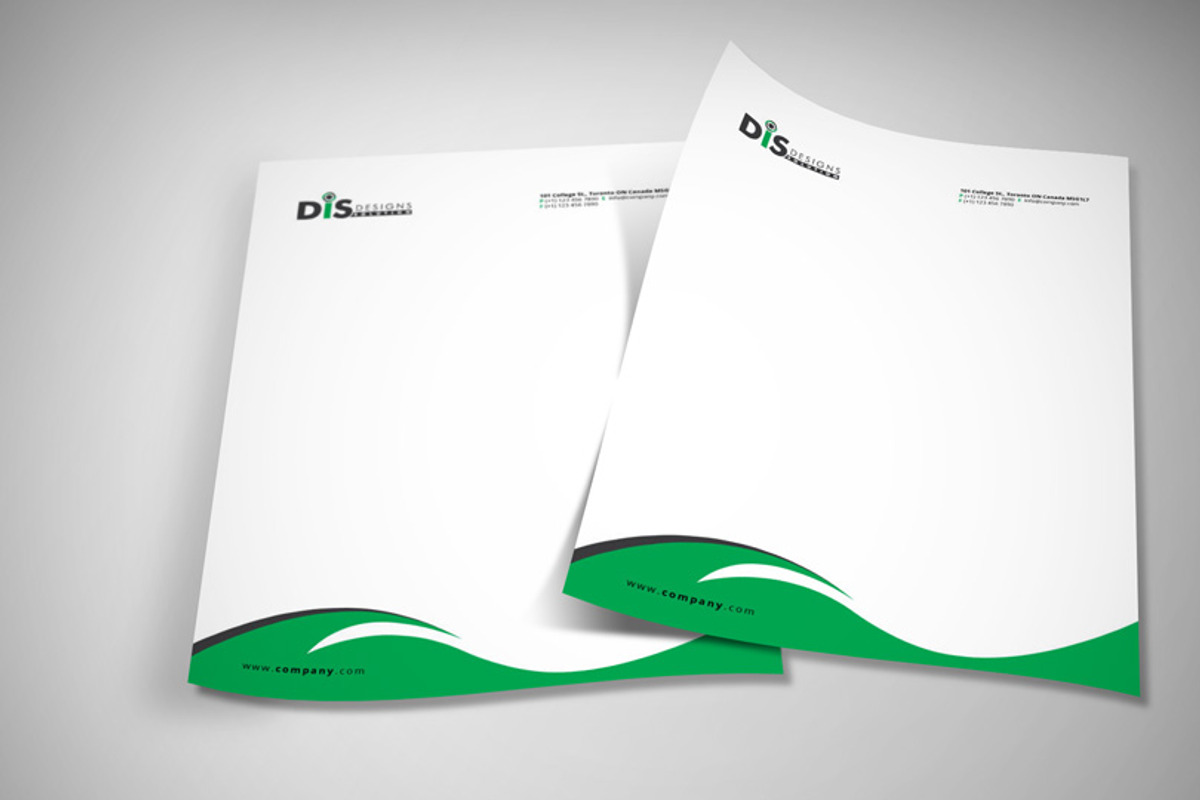 Letterhead Pad with MS Word Files, a Stationery Template by Design'sTRIBE