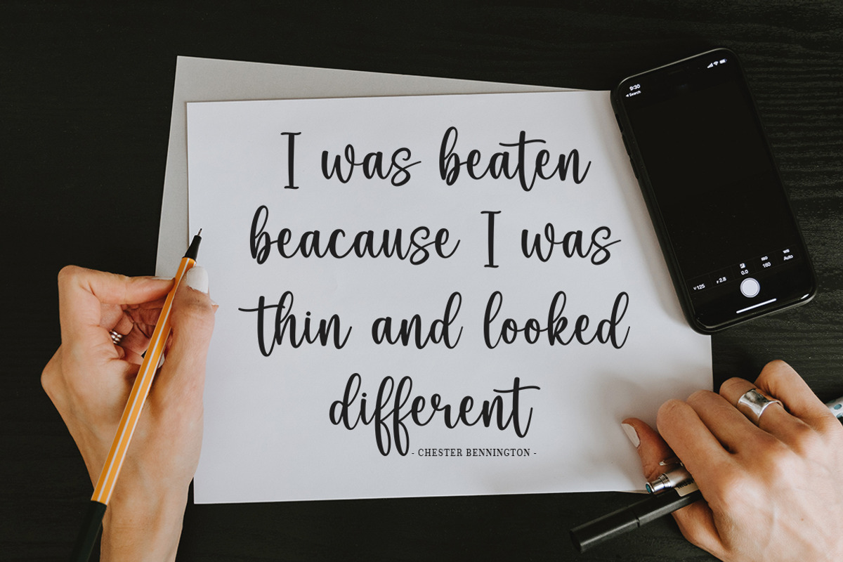 Marilyn Script, a Script Font by Bosstype Studio (Photo 7 of 8)