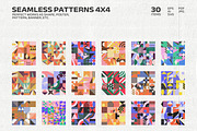 318 Shapes Patterns Posters Part 1, a Pattern Graphic by softulka (Thumbnail 8 of 12)