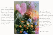 Flowers Under Wet Glass Backgrounds, a Background Graphic by Lana Elanor (Thumbnail 2 of 18)