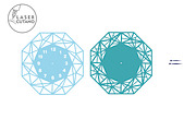 CLOCK WALL POLYGONAL Multilayer File, a Templates & Theme by LaserCutano (Thumbnail 3 of 5)