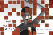 Not All at Once: Paper Grid Overlays, a Texture Graphic by alonahaidash (Thumbnail 1 of 16)