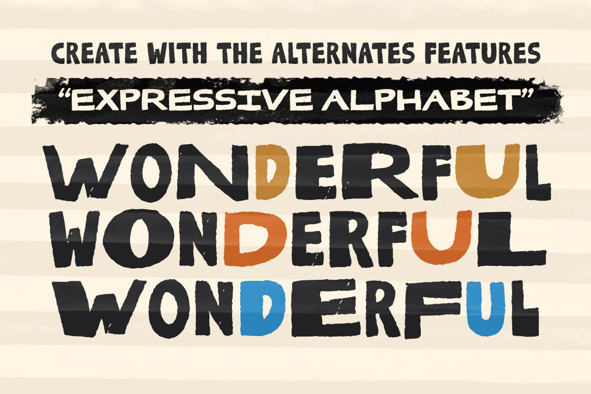 Quirked - Organic Quirky Font, a Handwritten Font by Letterhend Studio (Photo 7 of 9)