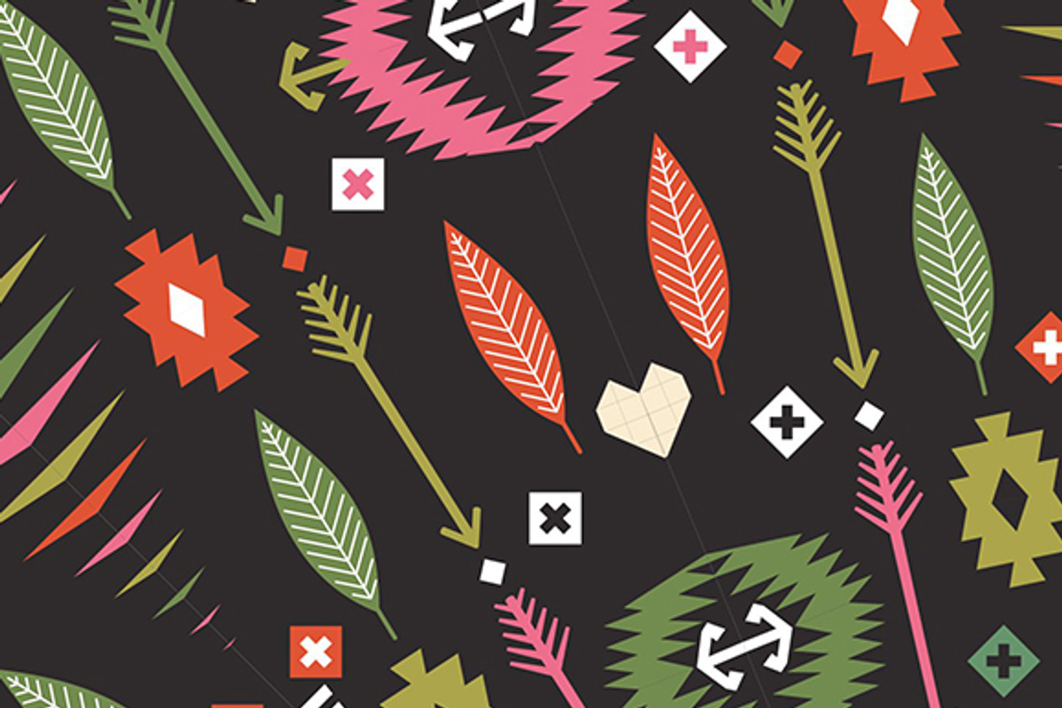 Ornamental round aztec pattern preview 5