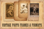 Vintage Photo Frames & Formats, a Texture Graphic by Blue Line Design (Thumbnail 1 of 21)