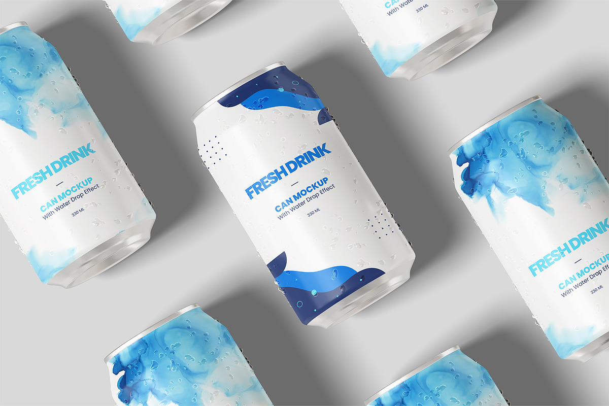 Cold Energy Drink Mockup | Soda Can, a Packaging Mockup by Compositing Studio (Photo 16 of 17)