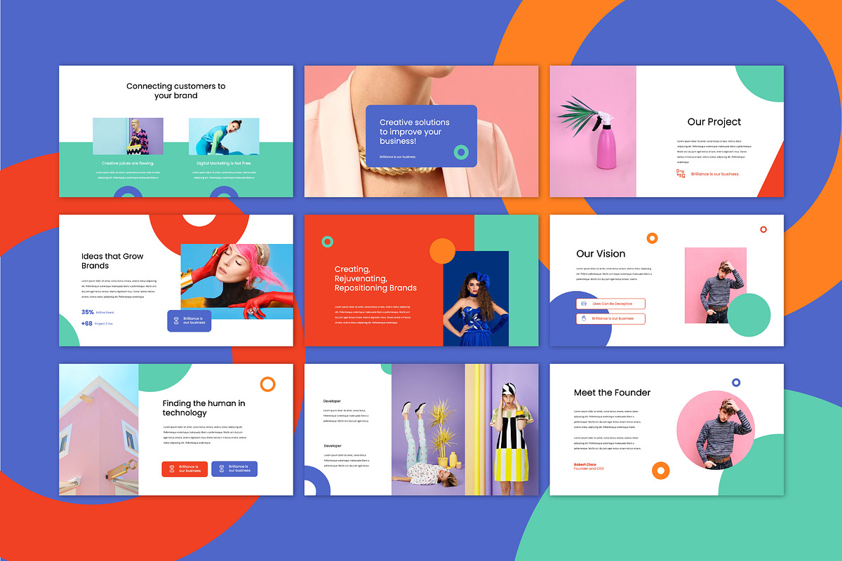 Calcio Creative Google Slides, a Presentation Template by Fortyone (Photo 3 of 5)