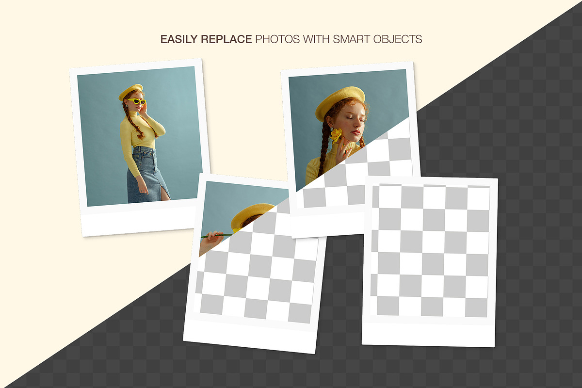 Polaroid Photo Mockup Template, a Presentation Template by DesignerCandies (Photo 6 of 10)