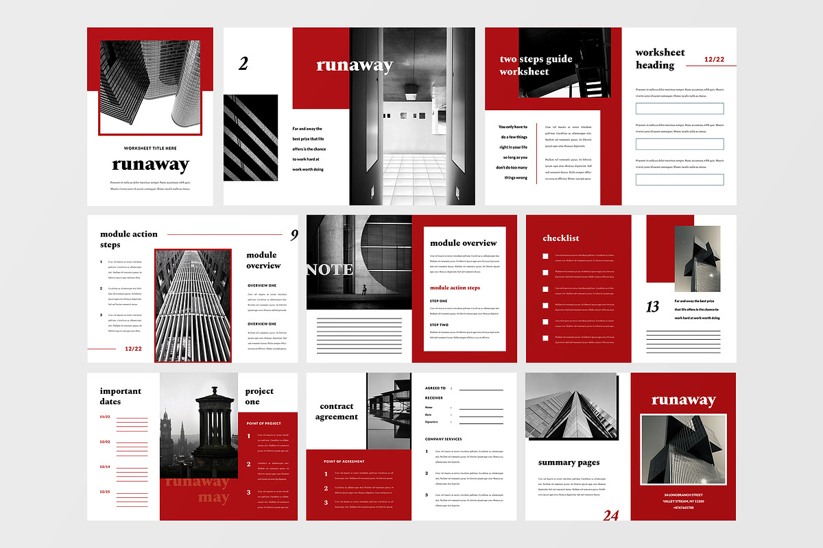 Runaway - Workbook Planner, a Stationery Template by TMint Play (Photo 5 of 5)