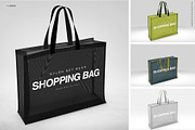 Nylon Net Mesh Shopping Tote Mockup, a Packaging Mockup by INCDesign (Thumbnail 8 of 22)