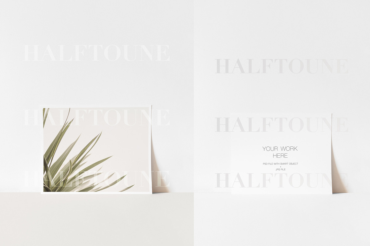 Customizable Horizontal Poster Mock, a Mockup by HALFTOUNE (Photo 5 of 5)