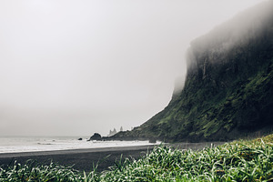 Foggy iceland featuring foggy iceland, fog, and foggy field